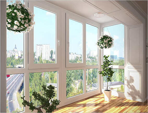 Панорамное остекление балконов и лоджий в Жуковском дешево